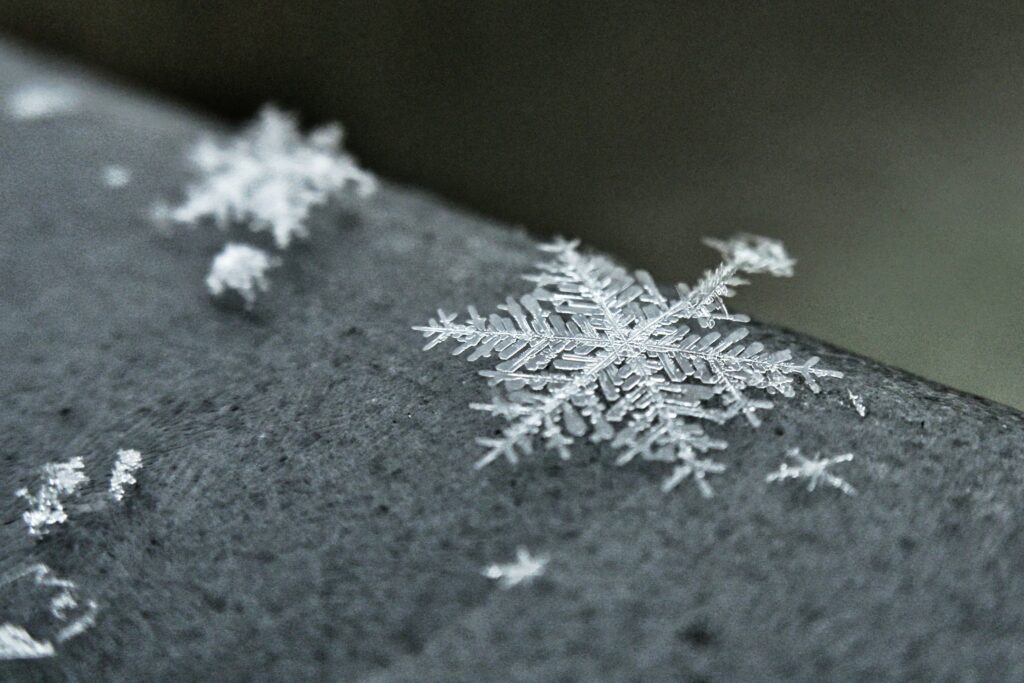 Schneeflocken, Eiskristalle, Winter, Schnee